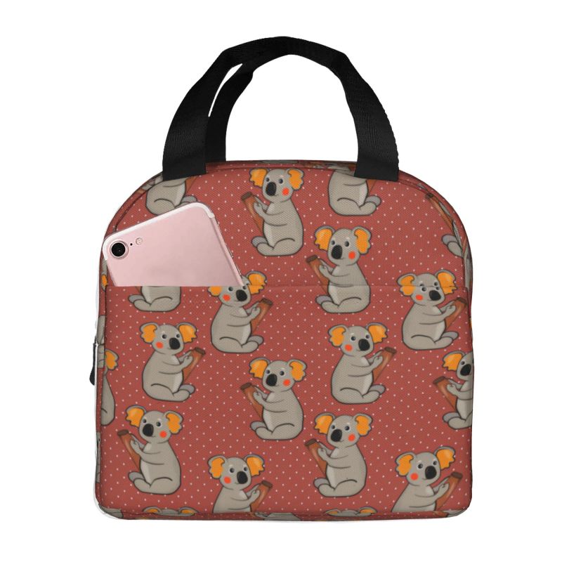 Women Bags In Australia - Australia Koala Bear Insulated Lunch Tote