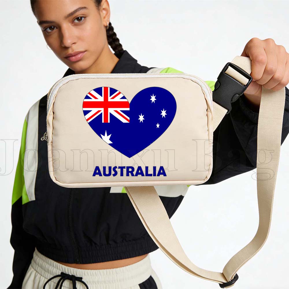 Women Bags In Australia - Australia Flag Fanny Pack Sports Waist