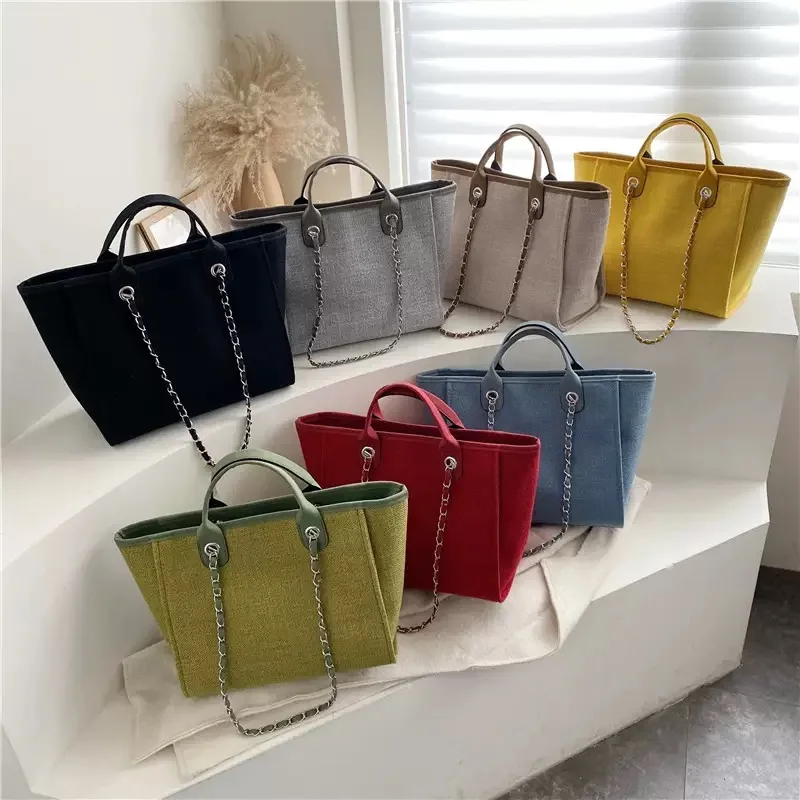 Shopper Tote Canvas - Fashion Make Up Designer Big Women's