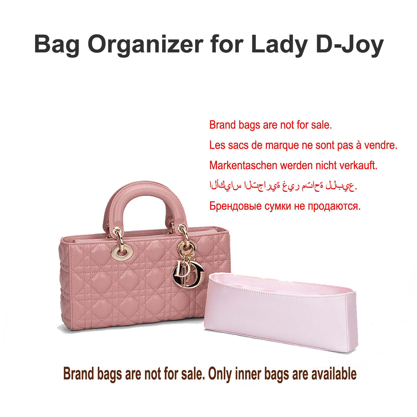 Women Bags Dior - Bag Organizer for Dior Lady D-Joy