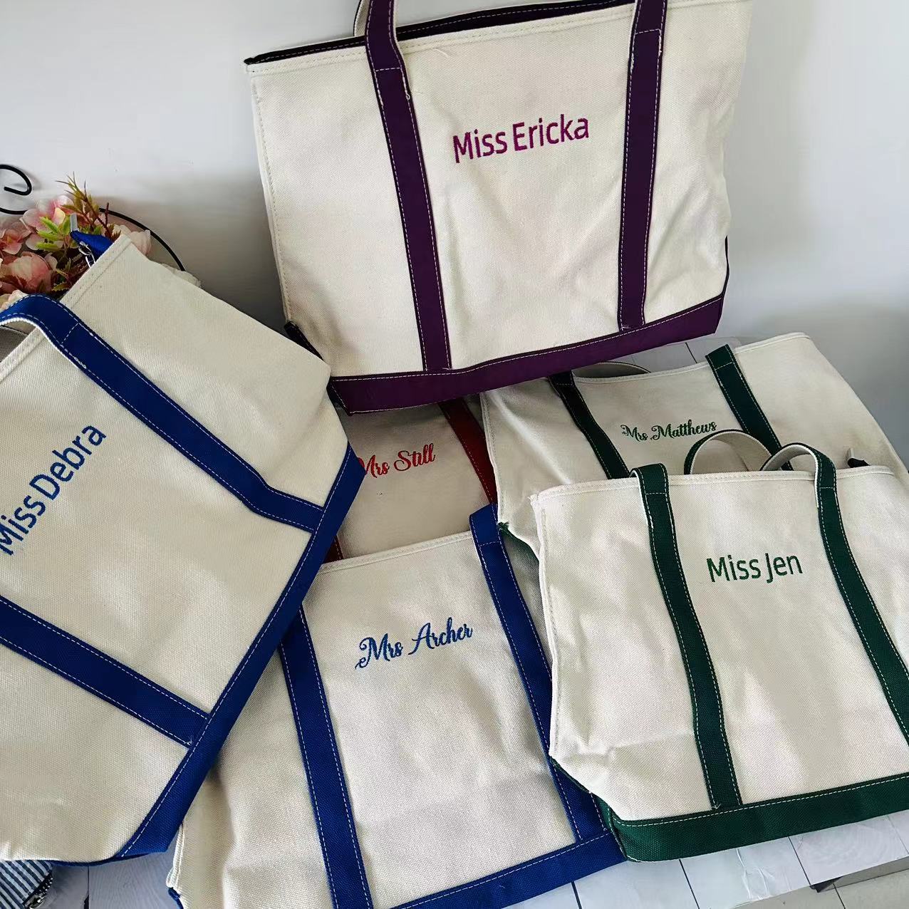 Shopper Tote Canvas - Design Your Tote Bags, Personalized Boat