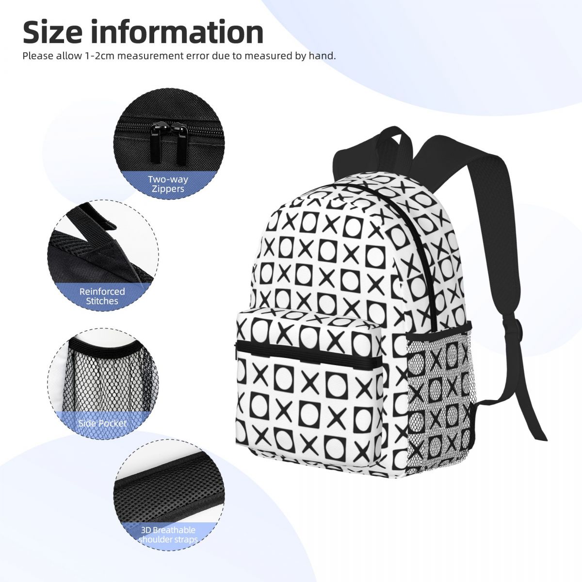 XOXO Pattern Student Backpack  - Women'S Xoxo Bags ulasan dan harga
