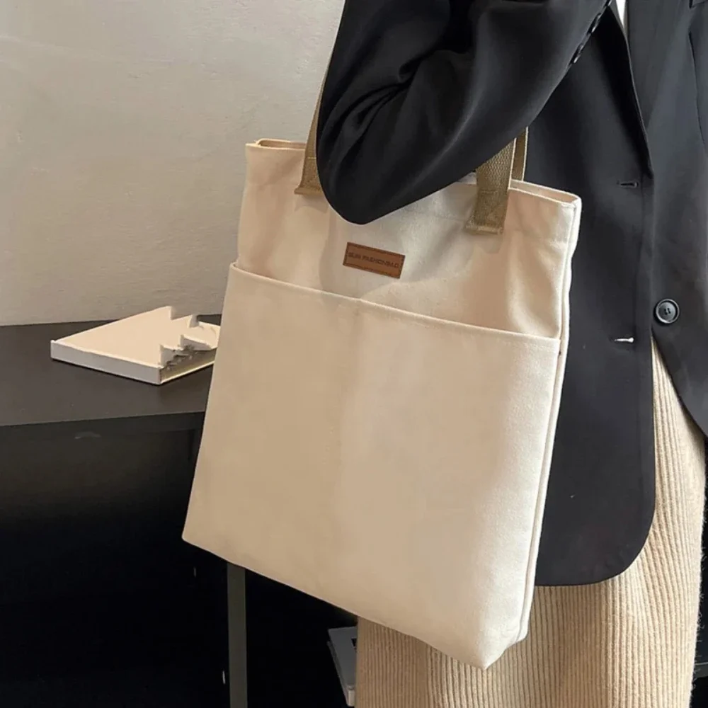 1Pc Women's Tote Bag Canvas Se - Shopper Tote Canvas ulasan dan harga