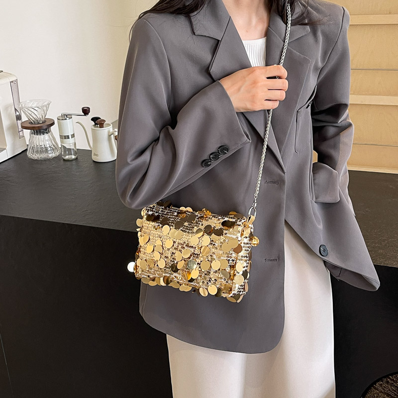 Luxury Gold Sequined Party Pur - Women Bags Dior ulasan dan harga