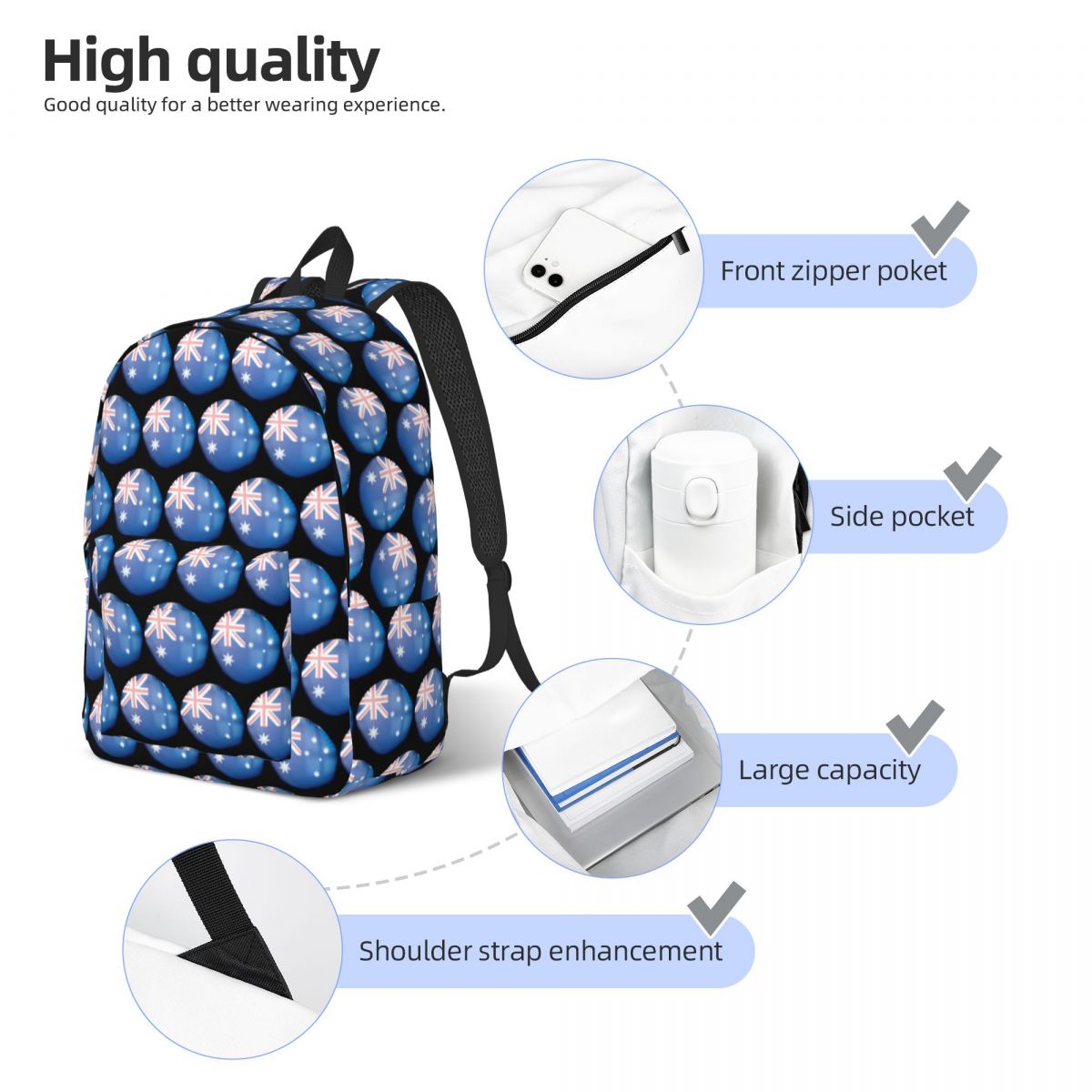 Australia Flag Crystal Ball Ba - Women Bags In Australia ulasan dan harga