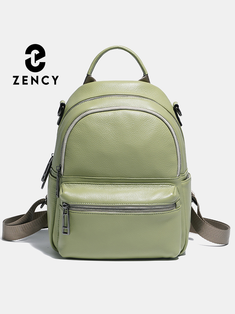 Zency Women Leather Backpack K - Women Bags White ulasan dan harga
