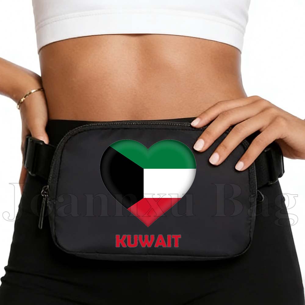 Kuwait Heart Flag Chest Mobile - Women Bags Kuwait ulasan dan harga