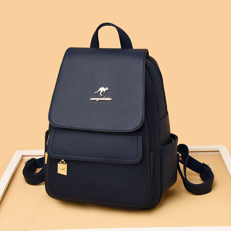 High Quality Leather Backpack  - Women Bags White ulasan dan harga