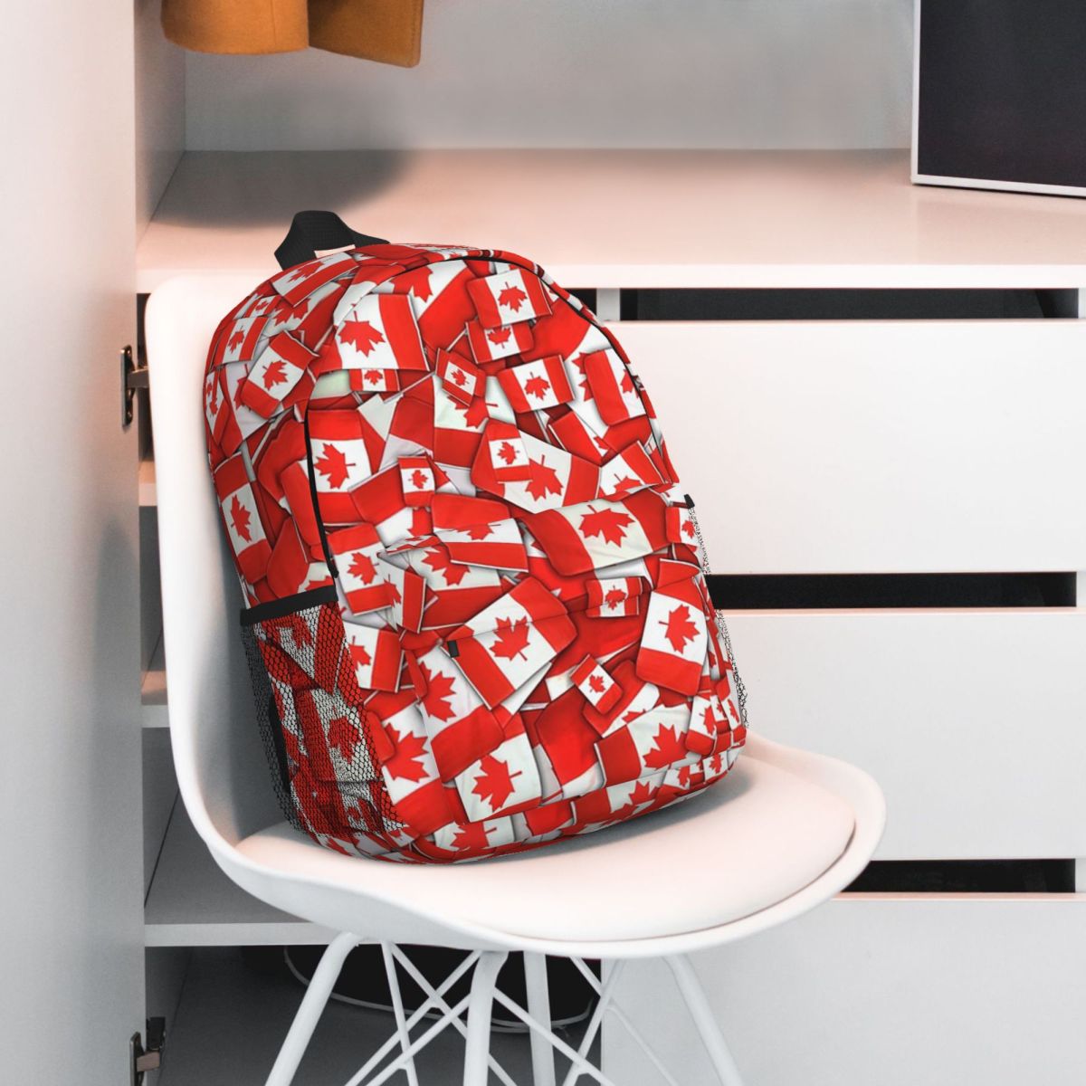 Canada Flag Pattern Backpack H - Women Bags Canada Sale ulasan dan harga