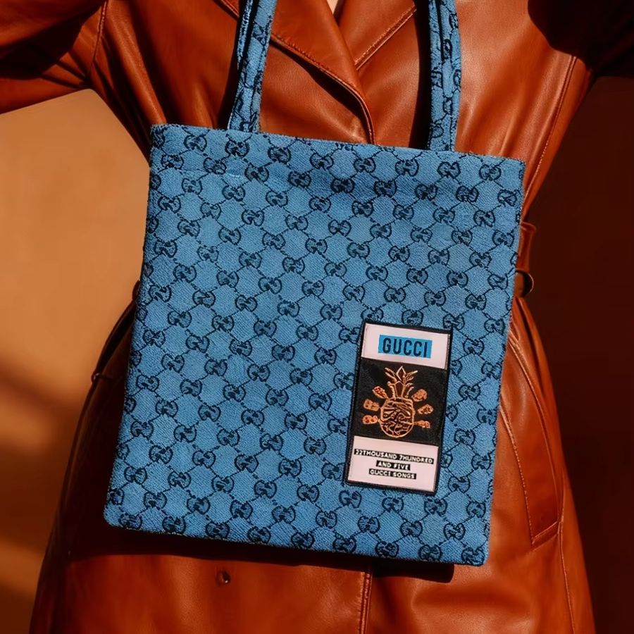 GUCCI bag Womens Canvas Tote B - Shopper Tote Canvas ulasan dan harga