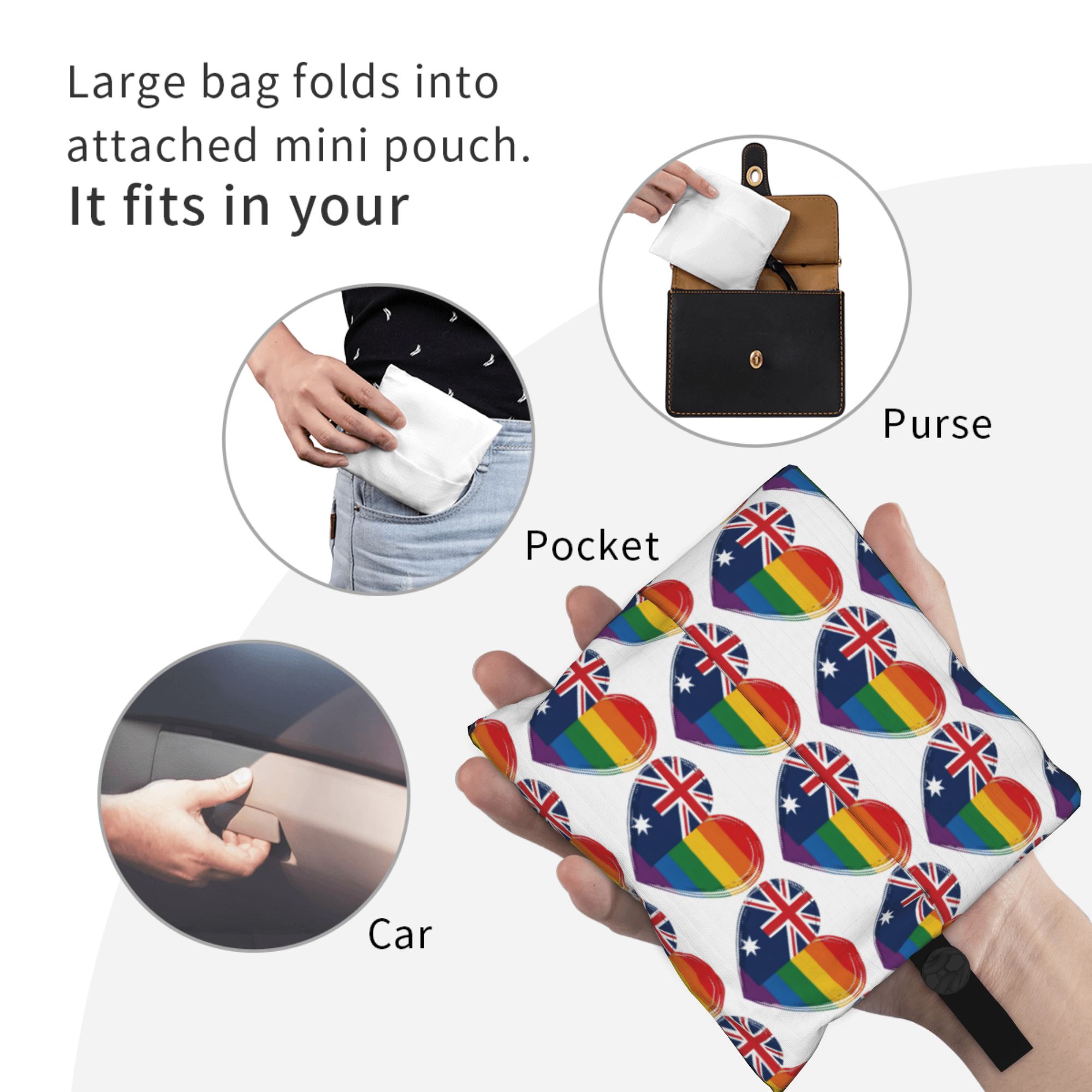 LGBTQ Australia Gay Pride Hear - Women Bags In Australia ulasan dan harga