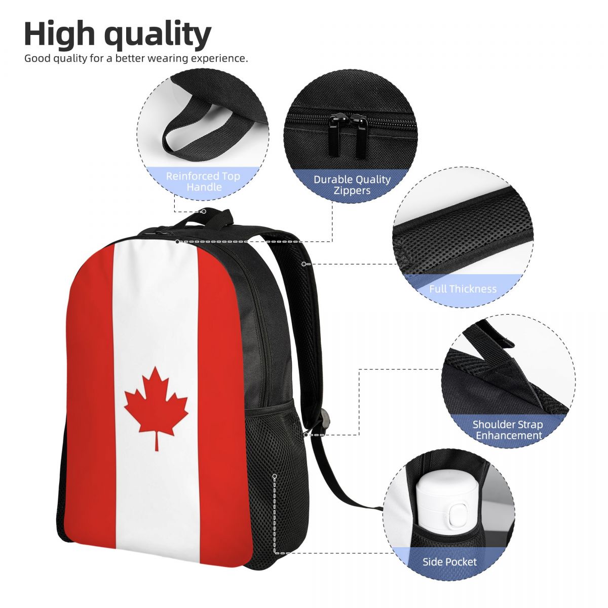Canada Flag National Culture B - Women Bags Canada Sale ulasan dan harga