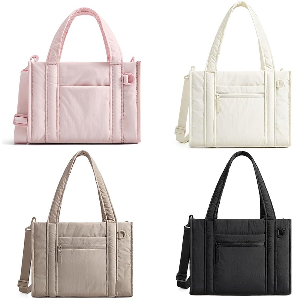 Nylon Puffer Tote Bag for Wome - Shopper Tote Canvas ulasan dan harga