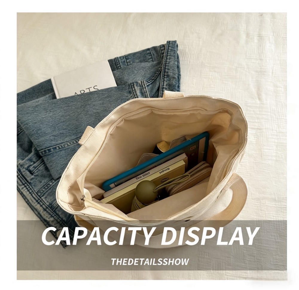 Homefish Capacity Canvas Tote  - Shopper Tote Canvas ulasan dan harga