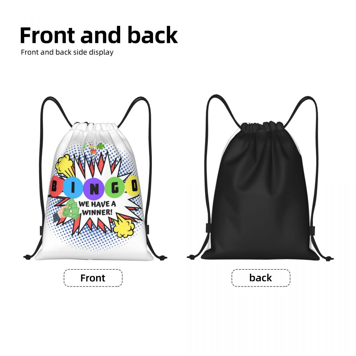 Bingo We Have A Winner Drawstr - Women Bags Winners ulasan dan harga